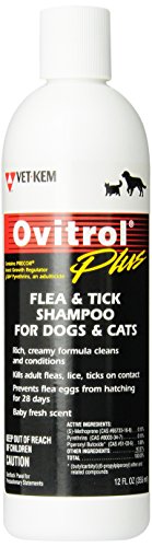 Vet-Kem Ovitrol Plus Vlooien en Teken Shampoo