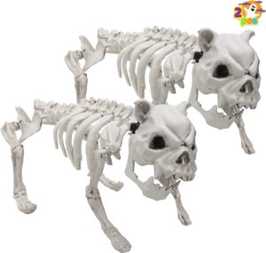 Bulldog Halloween Skeleton Hond