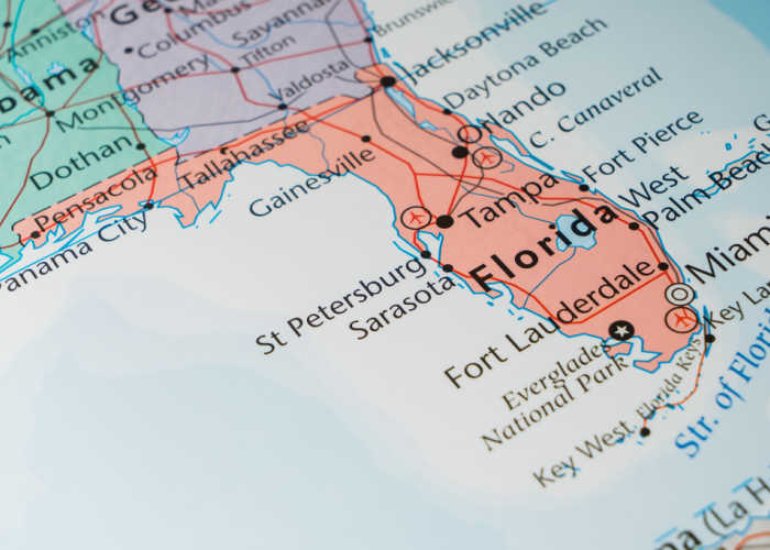 Florida Kaart