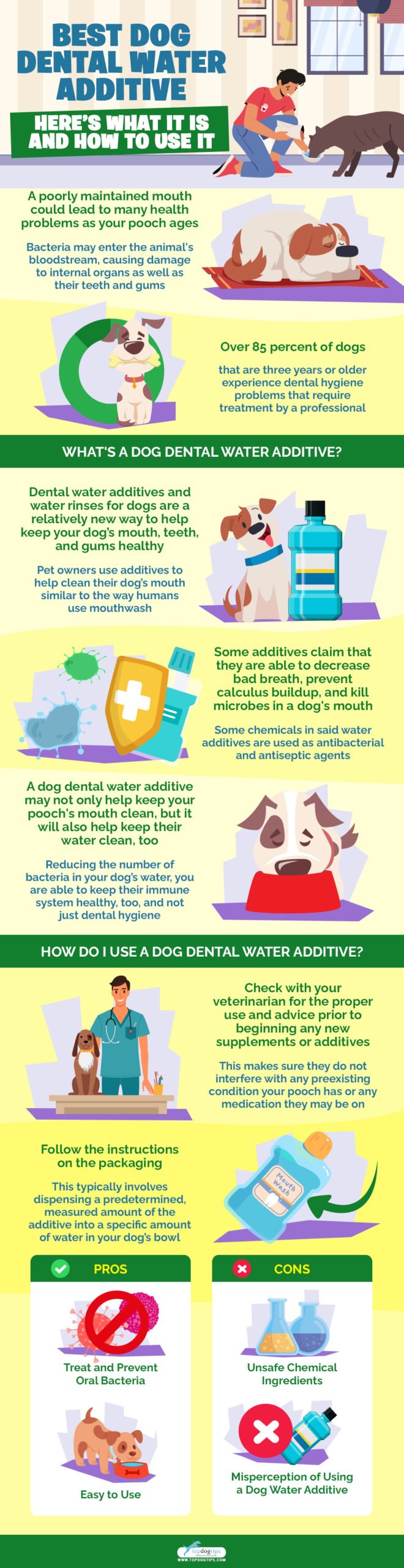 Beste hond tandheelkundig water additief heres wat het is en hoe het te gebruiken