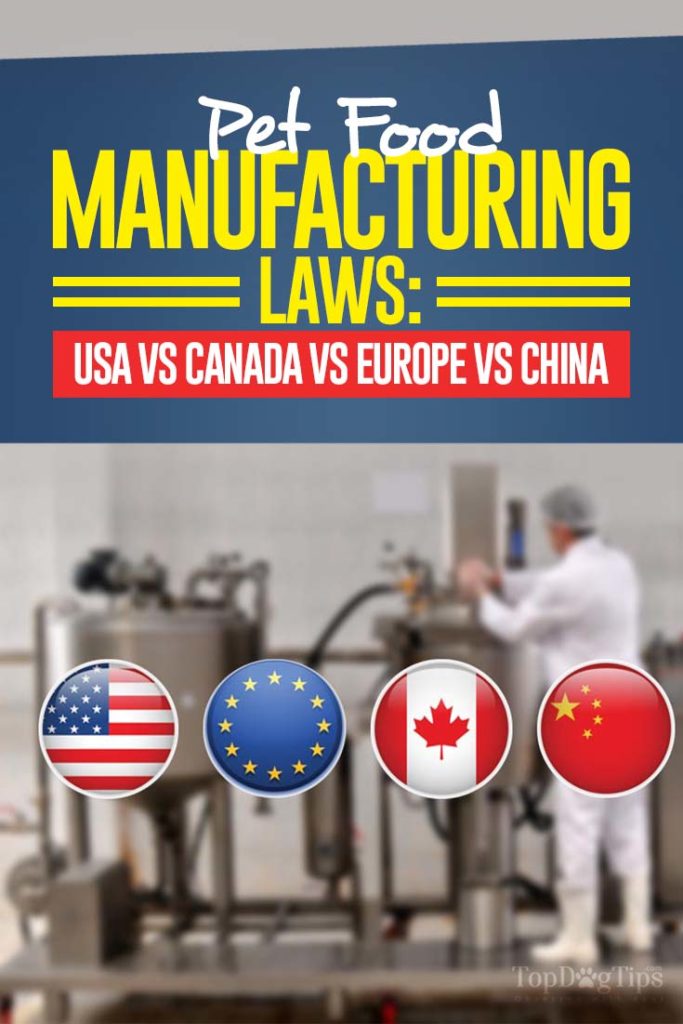 Pet Food Manufacturing in de VS vs Canada vs Europa vs China