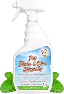 Pet Stain &Odor Miracle - Enzyme Cleaner voor Hond Urine Kat Plas Uitwerpselen Braaksel, Enzymatische Oplossing Reinigt Tapijt Tapijt Auto Upho...