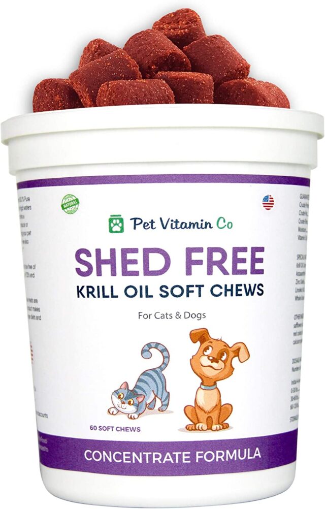 Shed Free Krill Oil Chews voor honden
