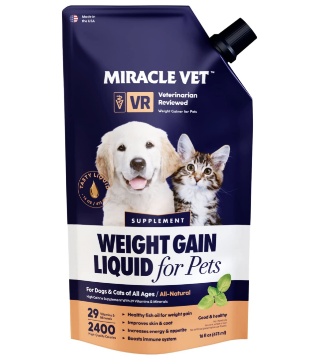 Miracle Vet gewichtstoename vloeistof voor honden