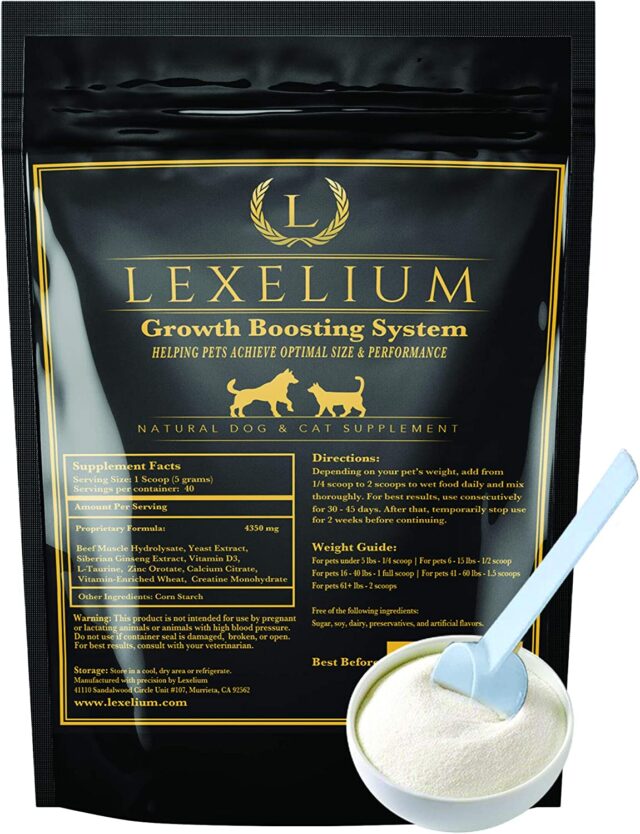 Lexelium honden spieropbouwer supplement
