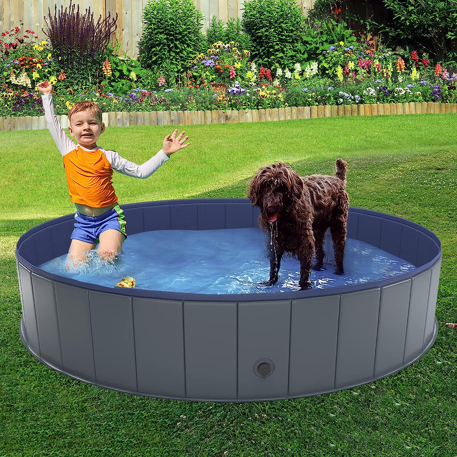 3. Niubya Opvouwbaar hondenzwembad