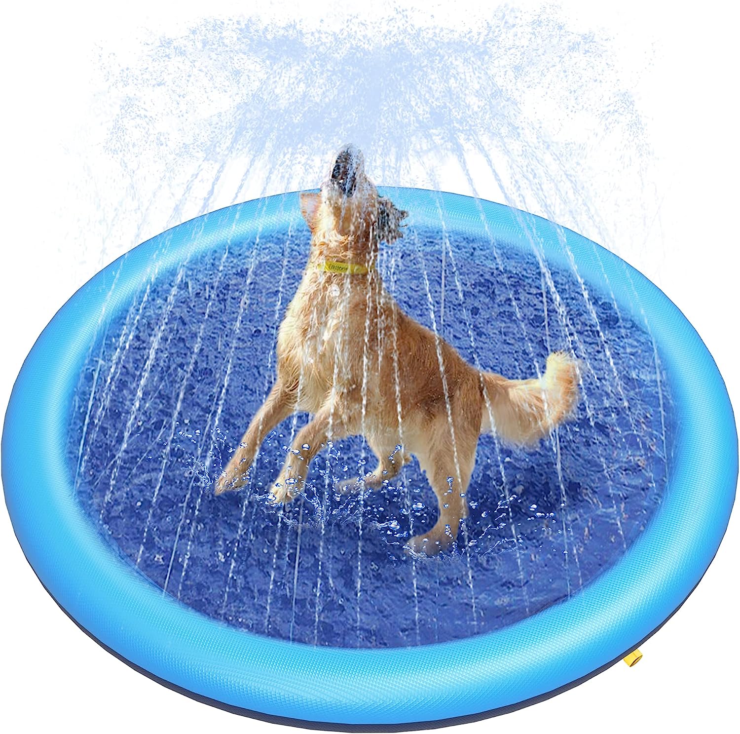 6. Peteast Dog Splash Pad