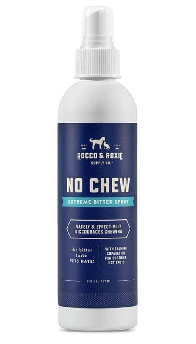 3. Rocco &Roxie No Chew Spray voor honden