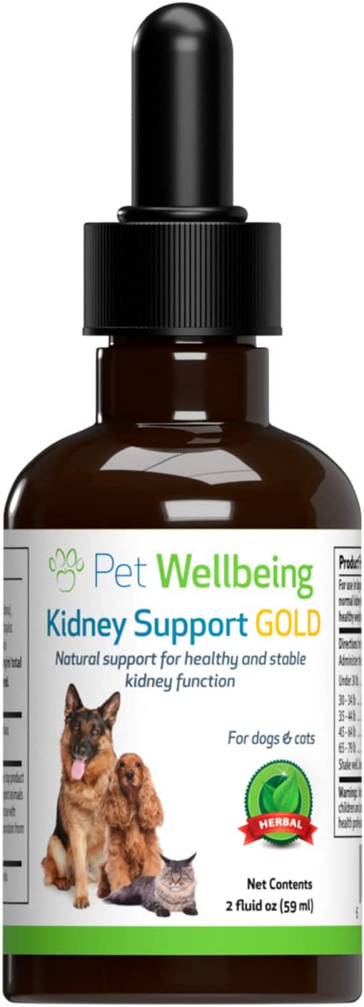 7. Pet Wellbeing Kidney Support Gold voor honden - Vet-Formulated