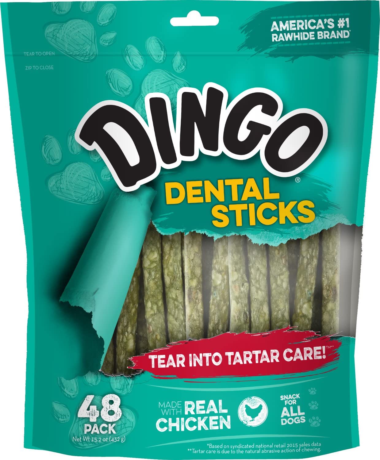 9. Dingo tandsteen en adem tandheelkundige sticks