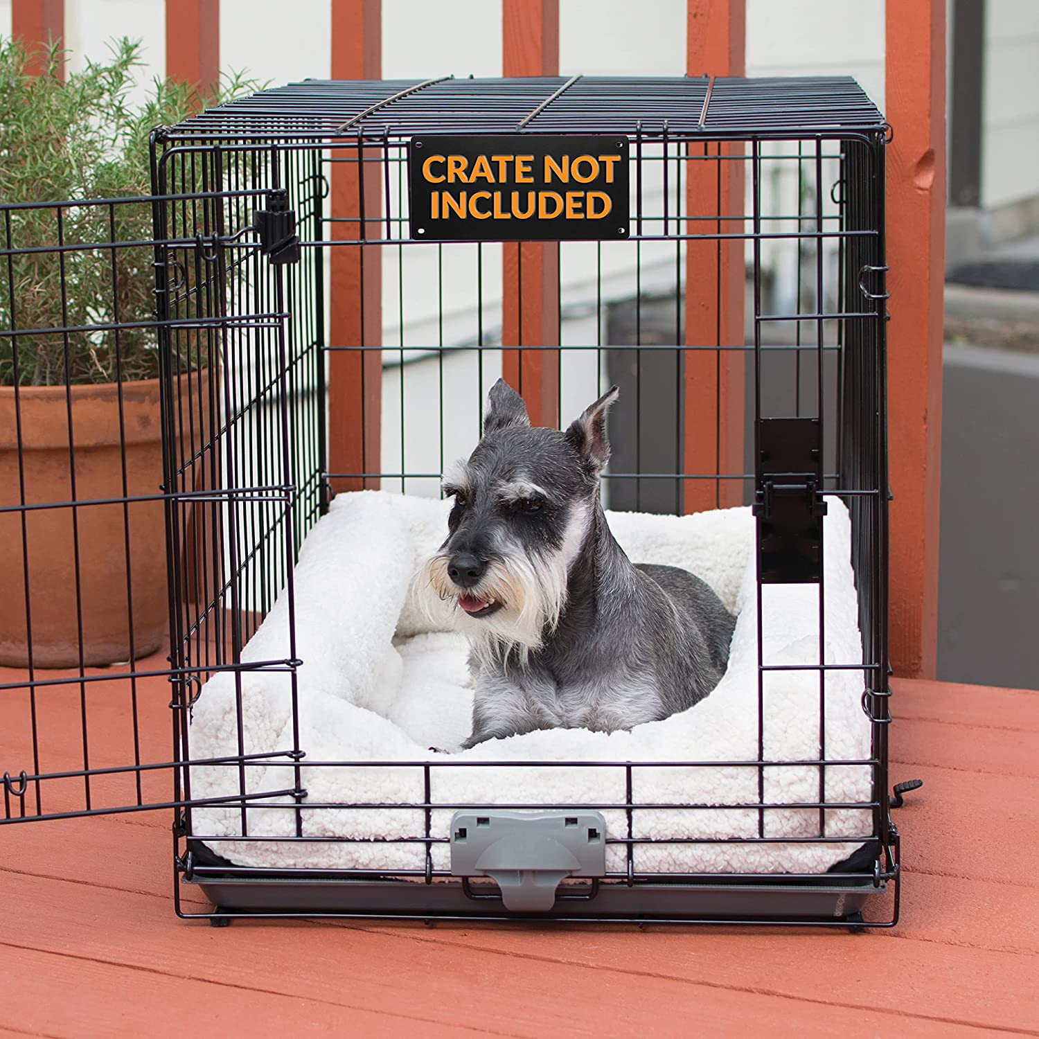 K&H Pet Products Ultra Pluche Deluxe Bolster Dog Crate Pad