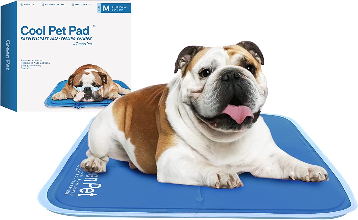 4. De Green Pet Shop Dog Cooling Mat
