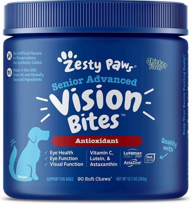 Zesty Paws Senior Dog Vision Bijt