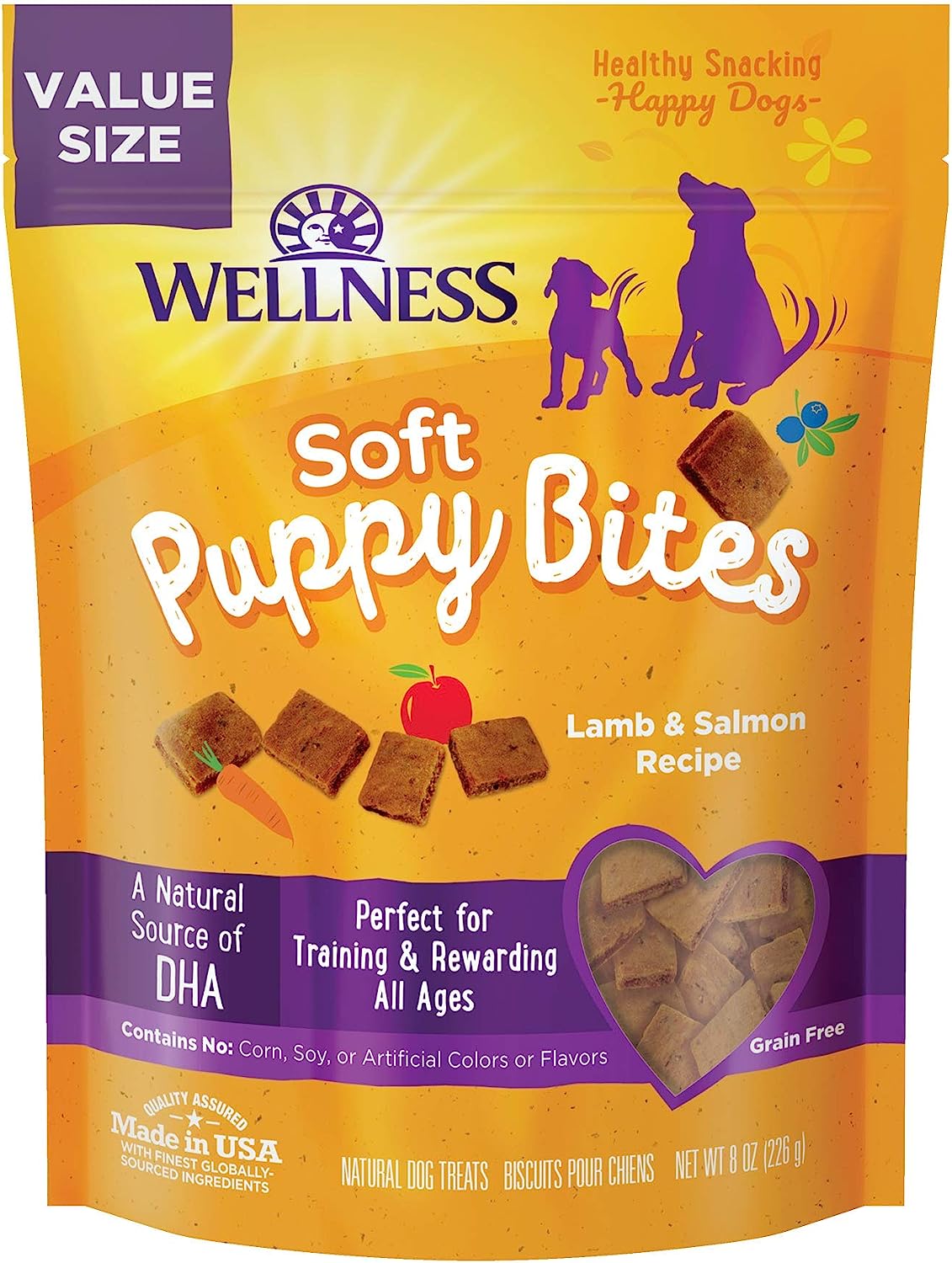 4. Wellness Soft Puppy Bites Natuurlijke graanvrije lekkernijen