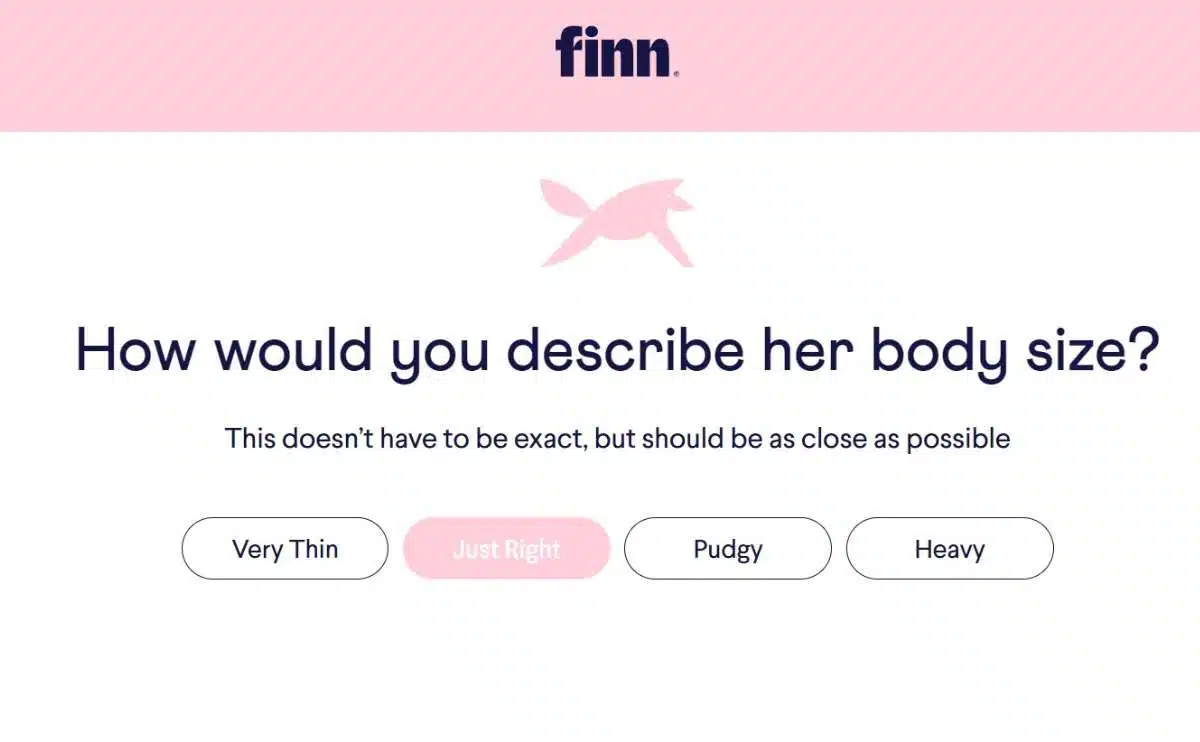 Finn Dog Supplement quiz vraag over gewicht