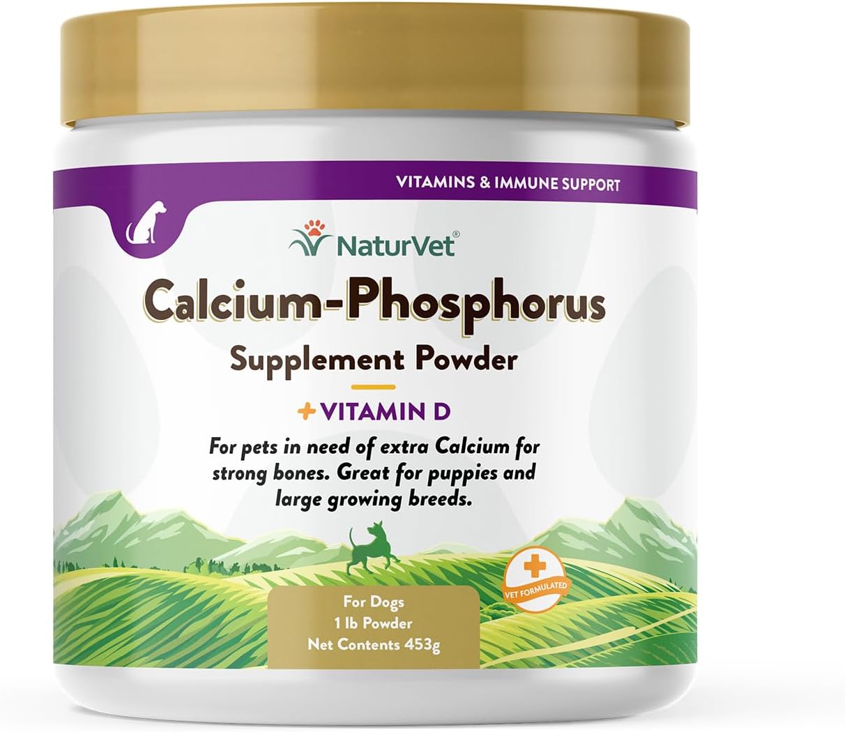 NaturVet calcium-fosfor voor honden
