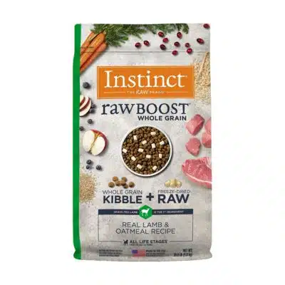 Instinct Raw Boost Volkoren Echt Lam Havermout Recept