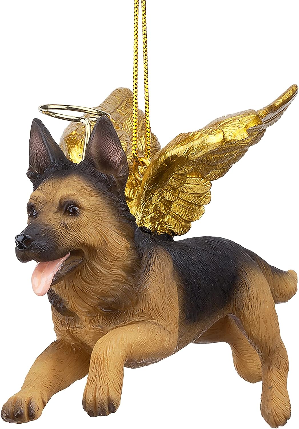 Ontwerp Toscano Angel Dog Ornamenten