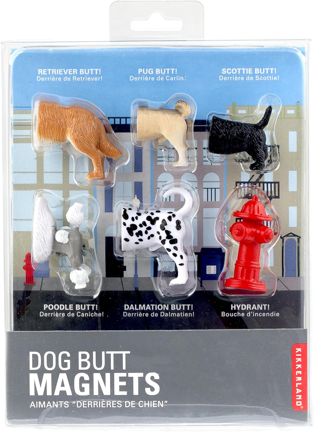Kikkerland Dog Butts Dierlijke Magneten