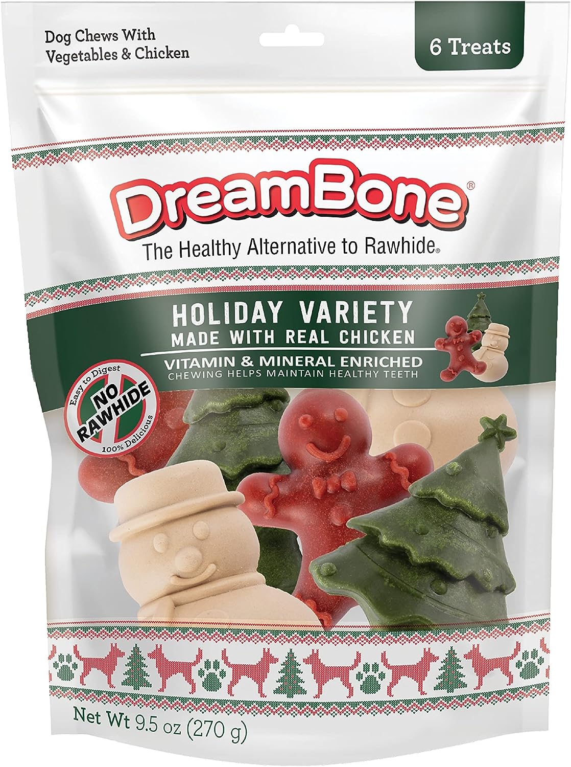 DreamBone Holiday Variety Groenten en Kip Hond Traktaties