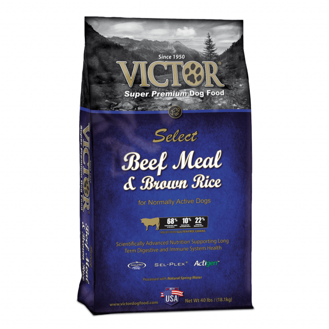 Victor Select Rundvlees Meel en Bruine Rijst