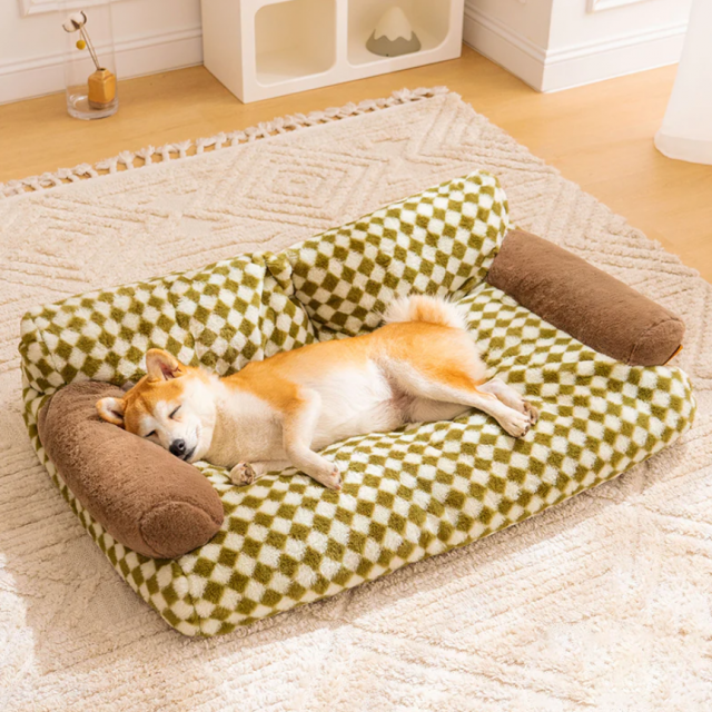 Grappig Fuzzy Dog Couch Bed