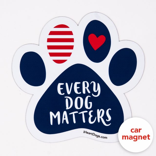 Every Dog Matters Paw Car Magnet (GRATIS)