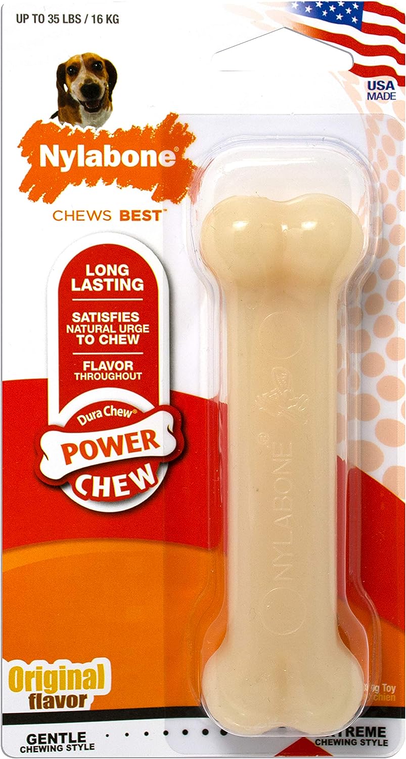 Nylabone Power Chew gearomatiseerd duurzaam kauwspeeltje ($ 8,89)