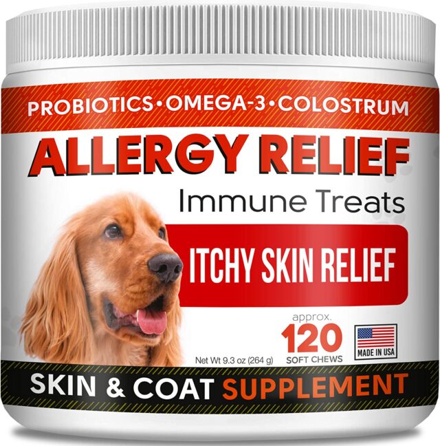 Allergie verlichtende supplementen voor honden