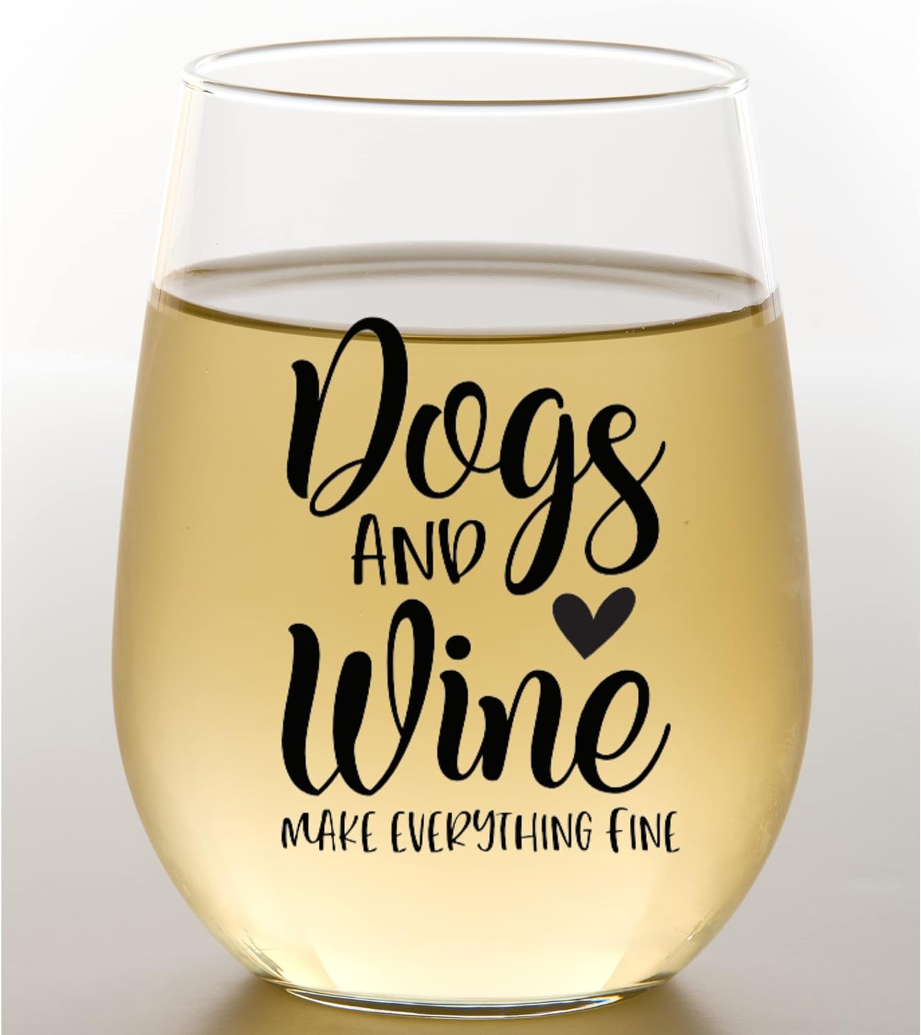 COOL AF Dog Mom geschenken voor vrouwen wijnglas