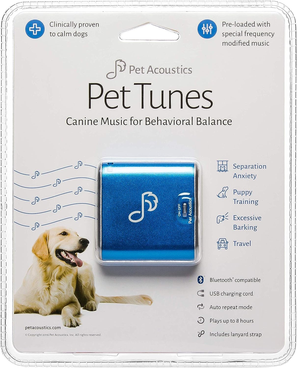 Pet Tunes Bluetooth-luidspreker vooraf geladen met kalmerende hondenmuziek