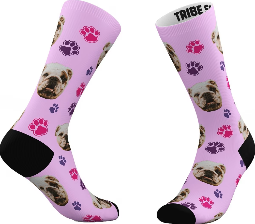 Tribe Sokken Gepersonaliseerd Hondengezicht