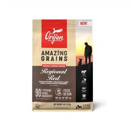 Orijen Regionaal Rood met Amazing Grains droogvoer