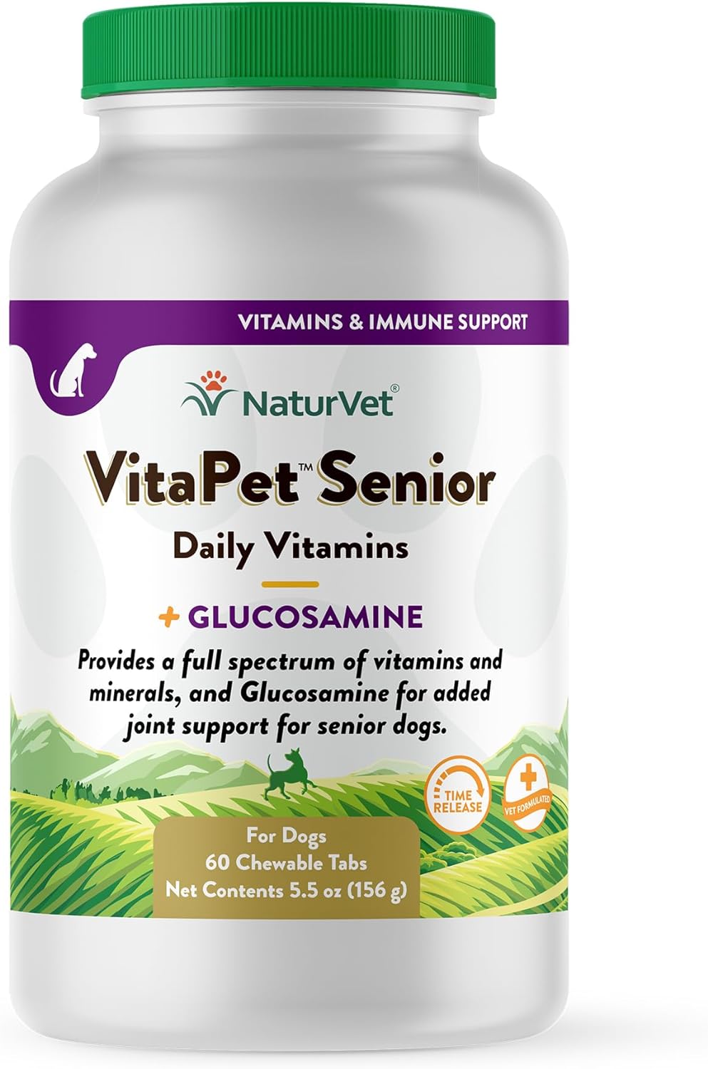 NaturVet VitaPet Senior Dagelijkse Vitamine Hondensupplementen