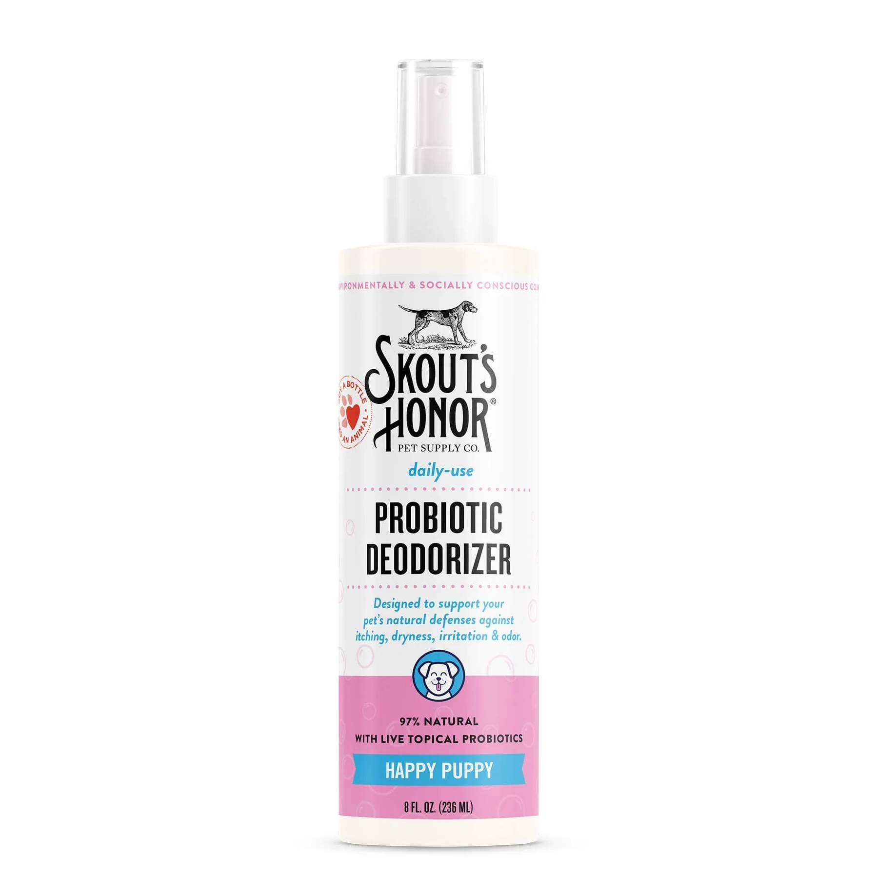 Skout's Honor Happy Puppy Probiotica Dagelijks Gebruik Kat & Hond Deodorizing Spray