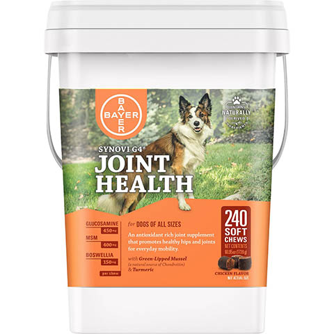 Synovi G4 Soft Chews Joint Supplement voor honden