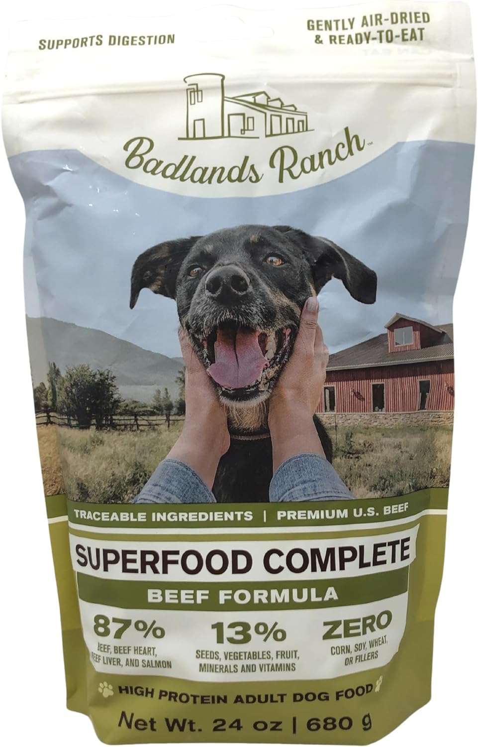 Superfood Compleet Luchtgedroogd Hondenvoer Rundvlees Formule