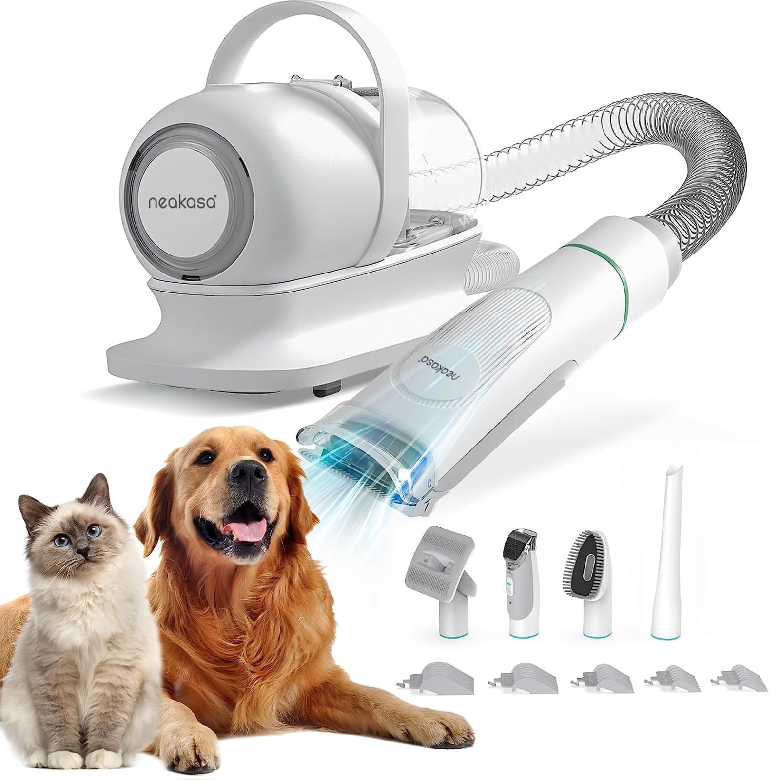 neabot P1 Pro Pet Grooming Kit & Vacuüm Afzuiging