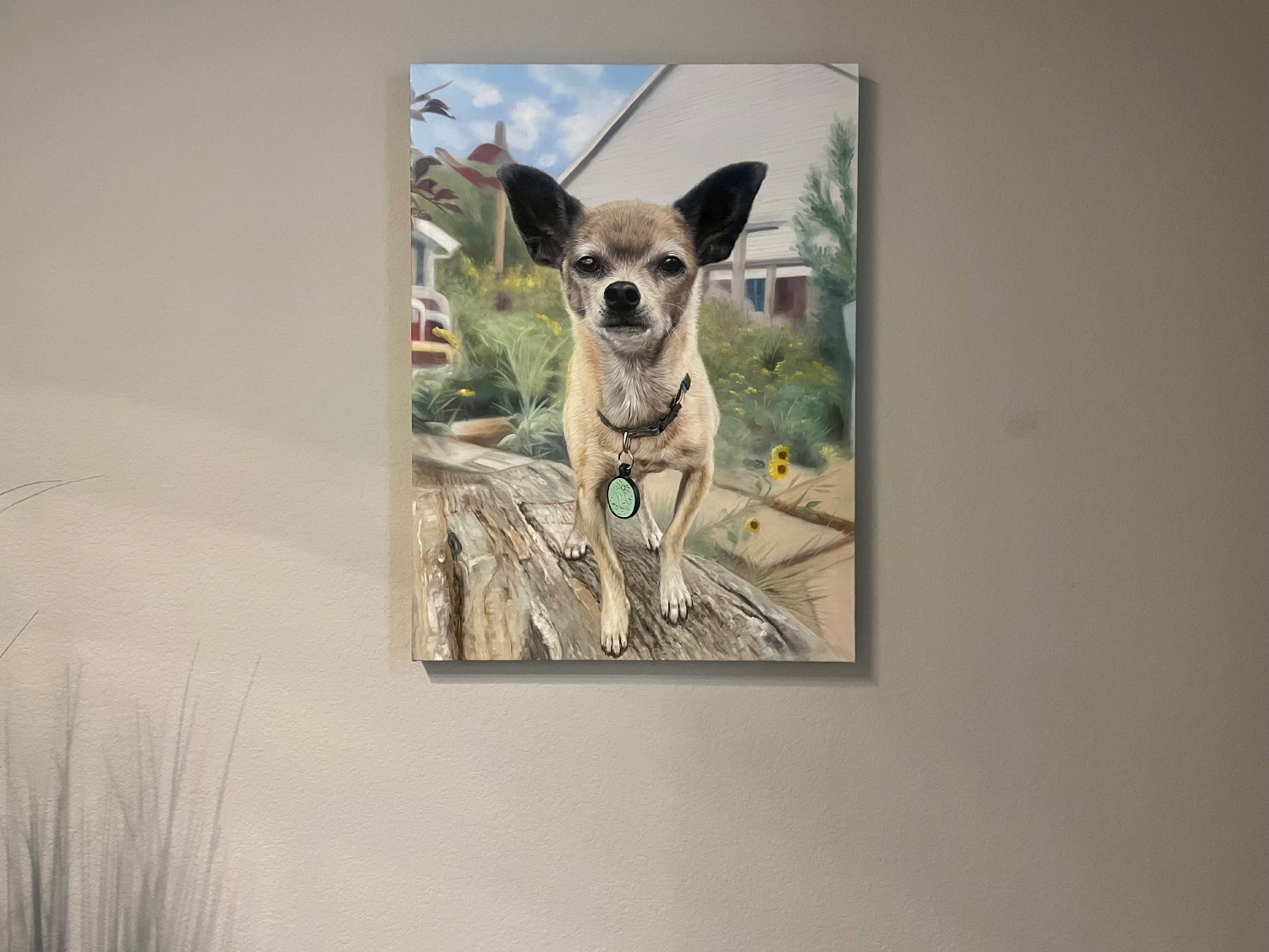 PortraitFlip Pet Portrait - portret hangend aan de muur